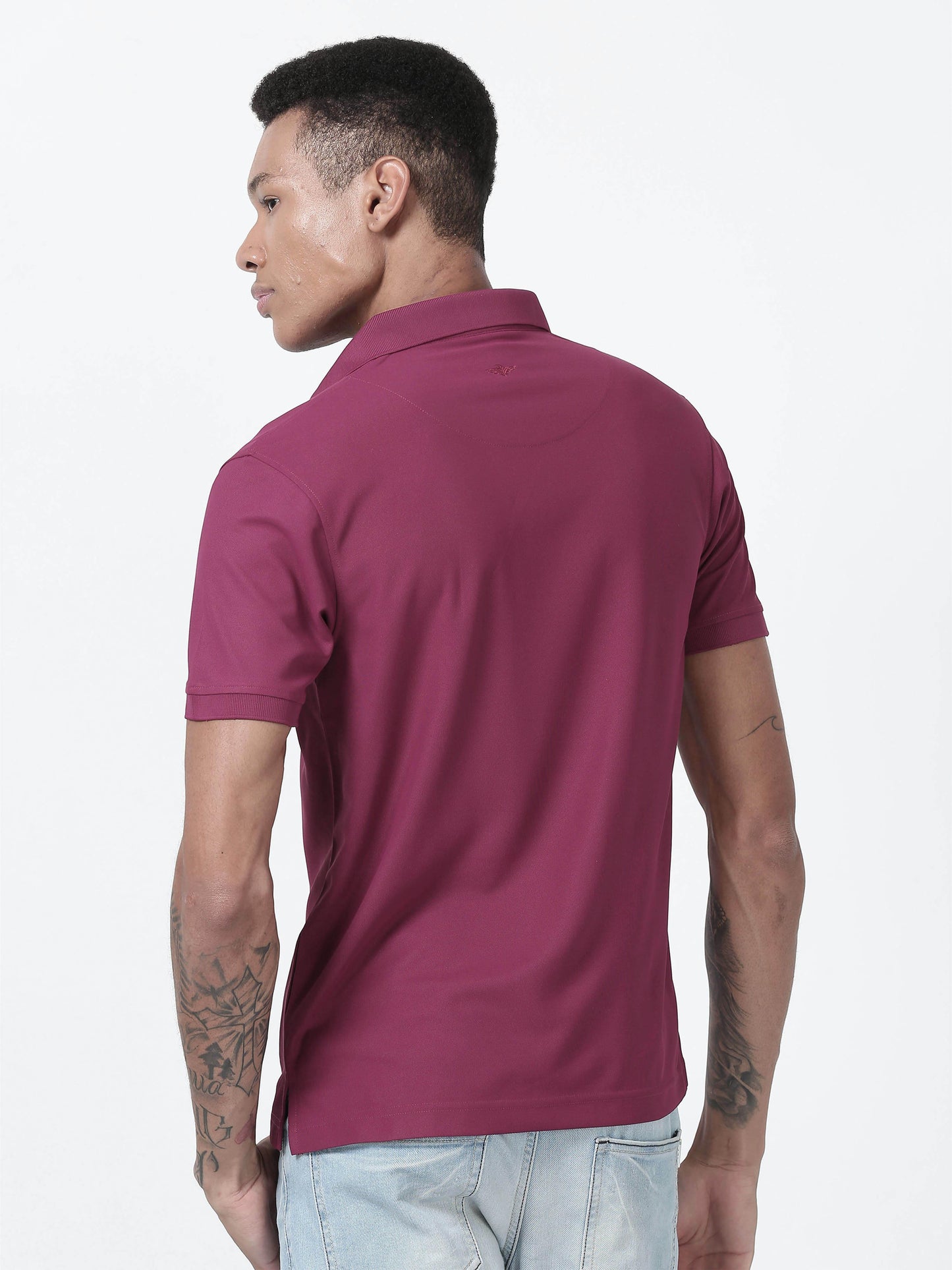 Magenta Golf Polo T-Shirt