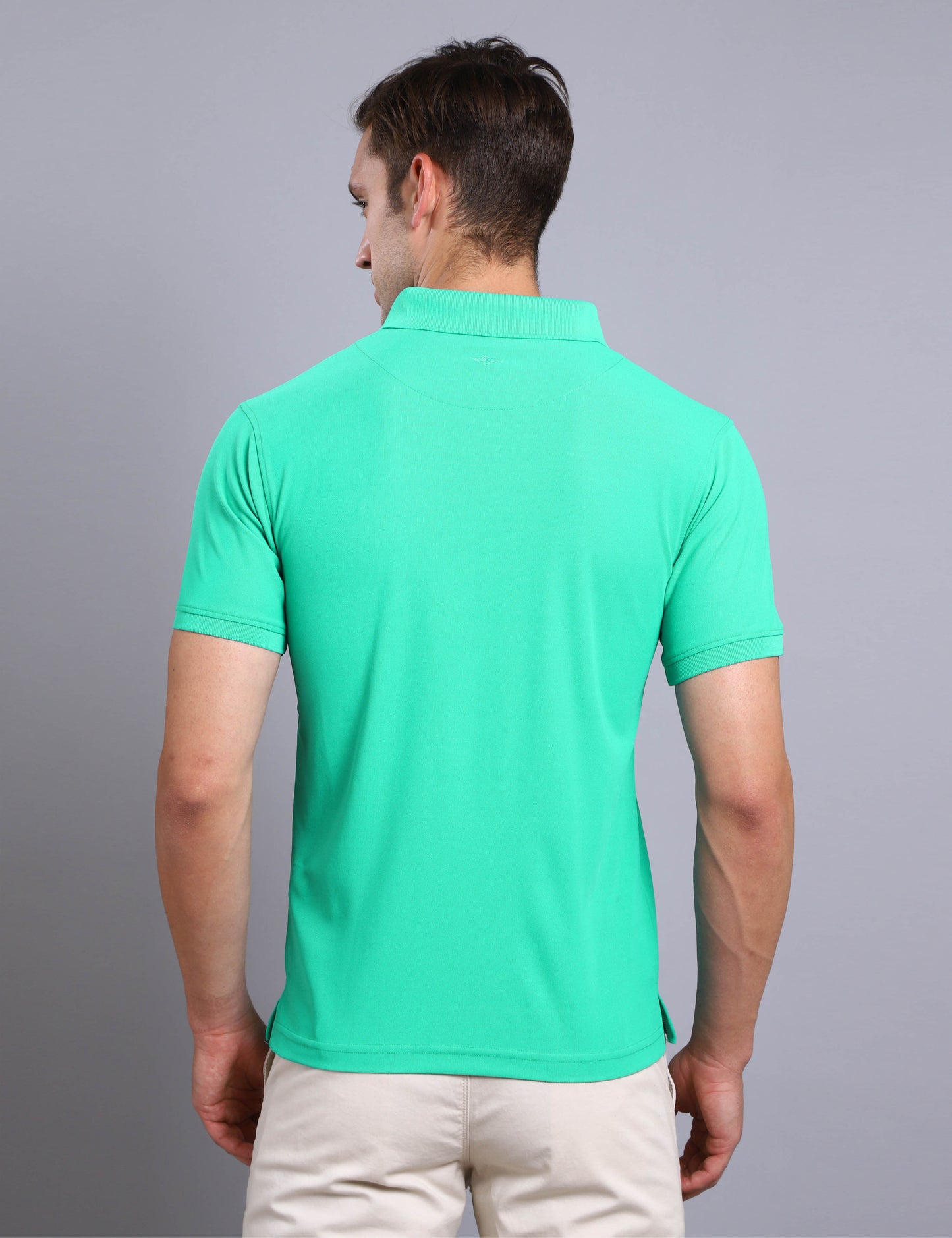 Jade Green Ant Print Golf Polo T-Shirts