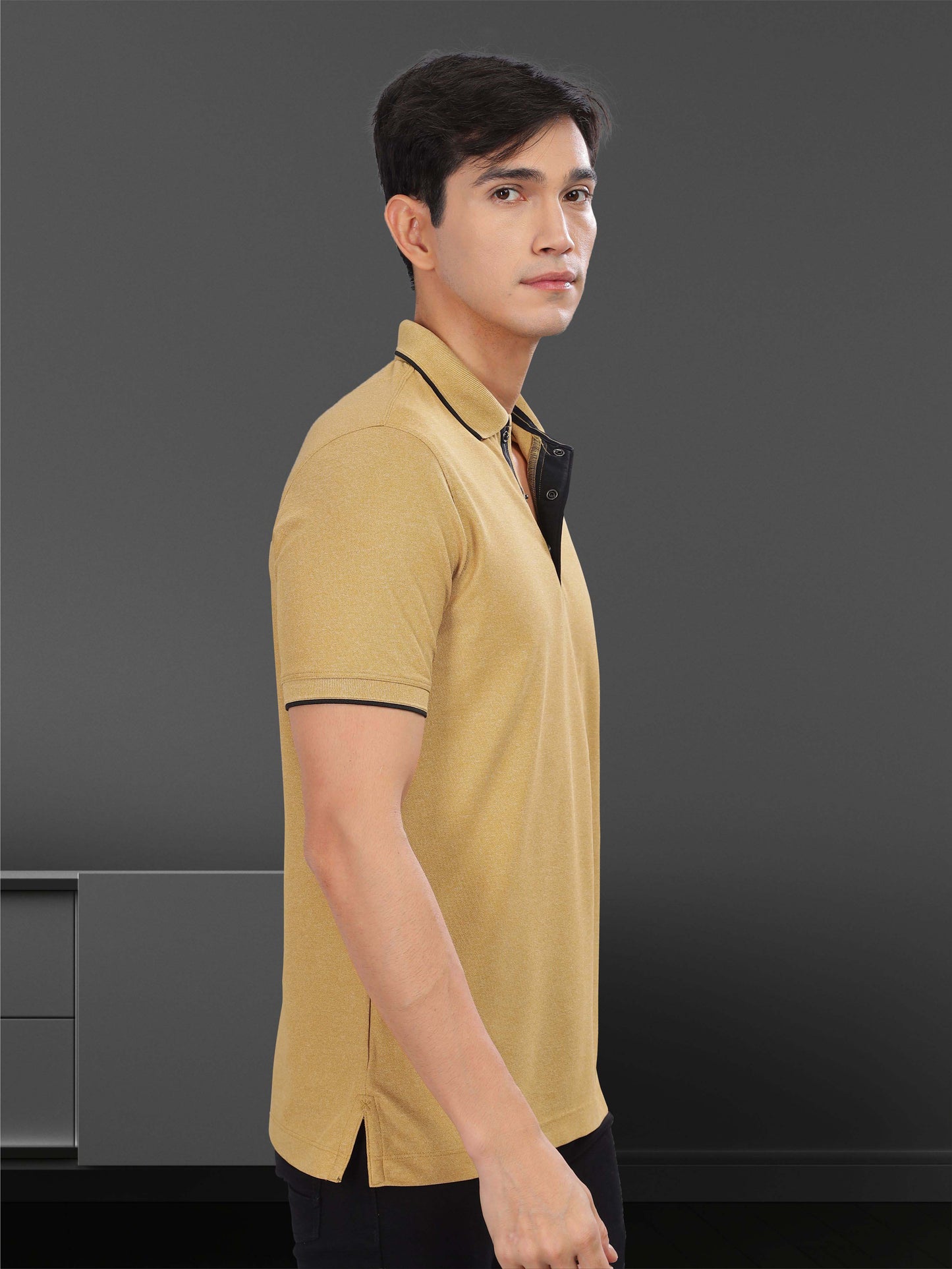 Honey Gold Tipping Polo Shirt