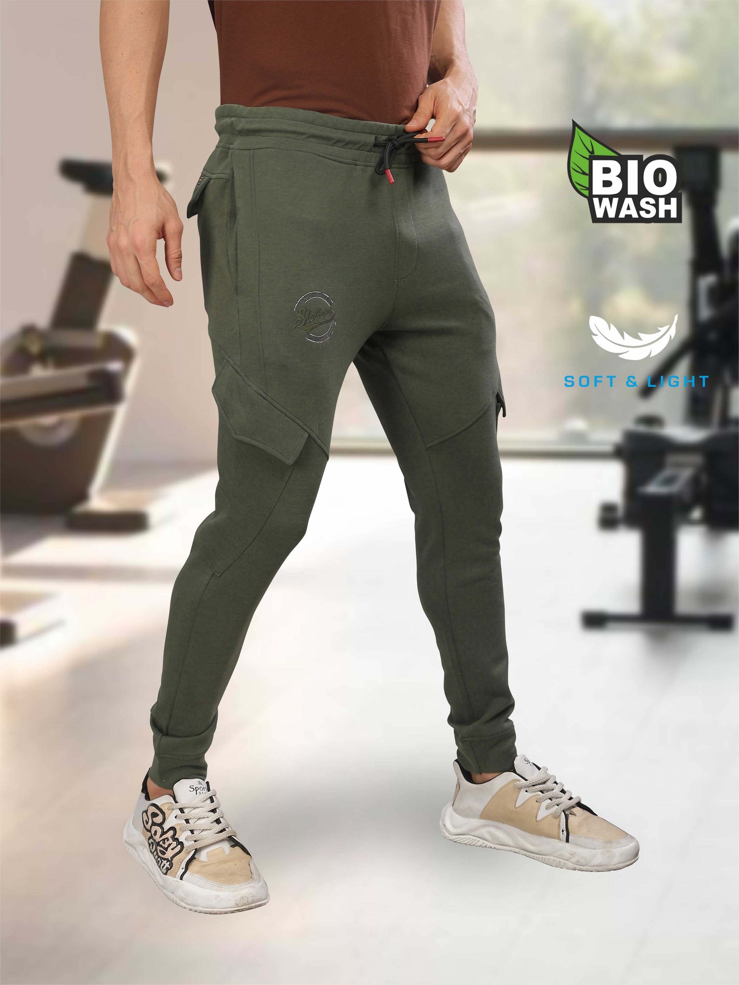 New Olive Green Men's Track Pant