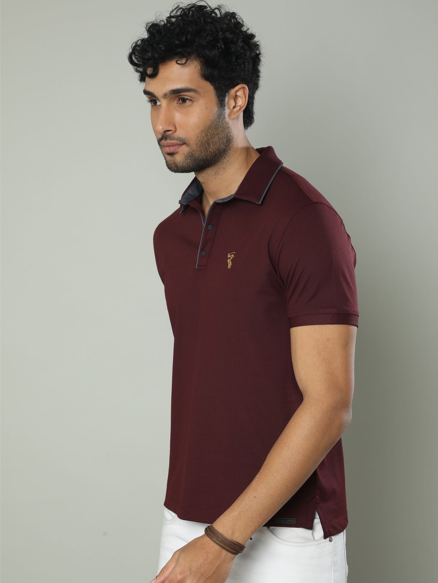 Wine Premium Polo T-Shirt - SoftBerry PQ