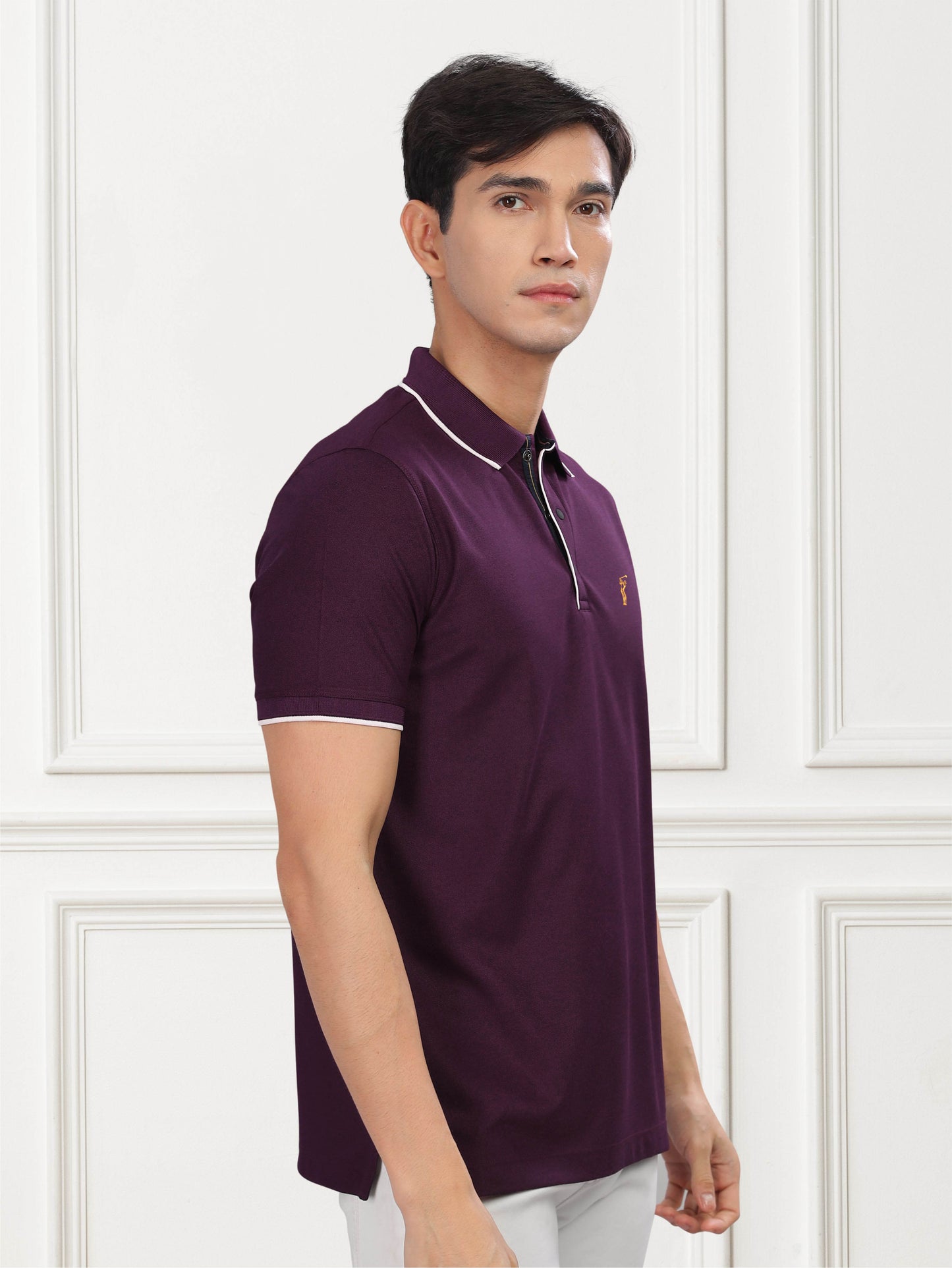 Raspberry Tipping Polo Shirt