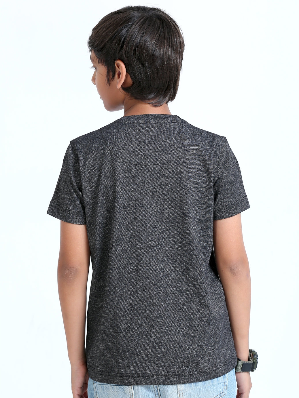 Black Crew Neck T-Shirt - Cherokee Cotton