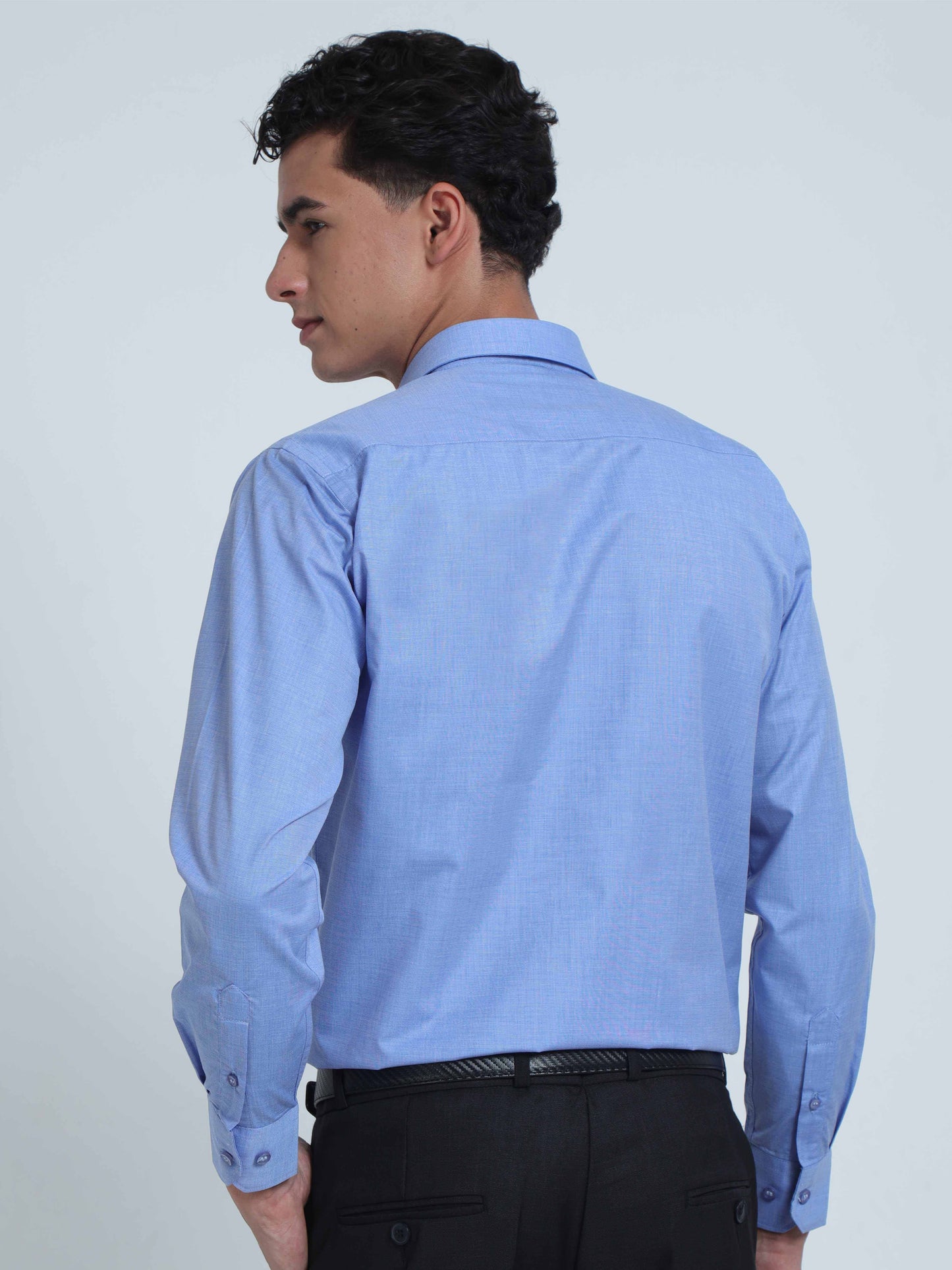 Stellers Office Formal Shirts, Regular-Shirts-Filla Blue