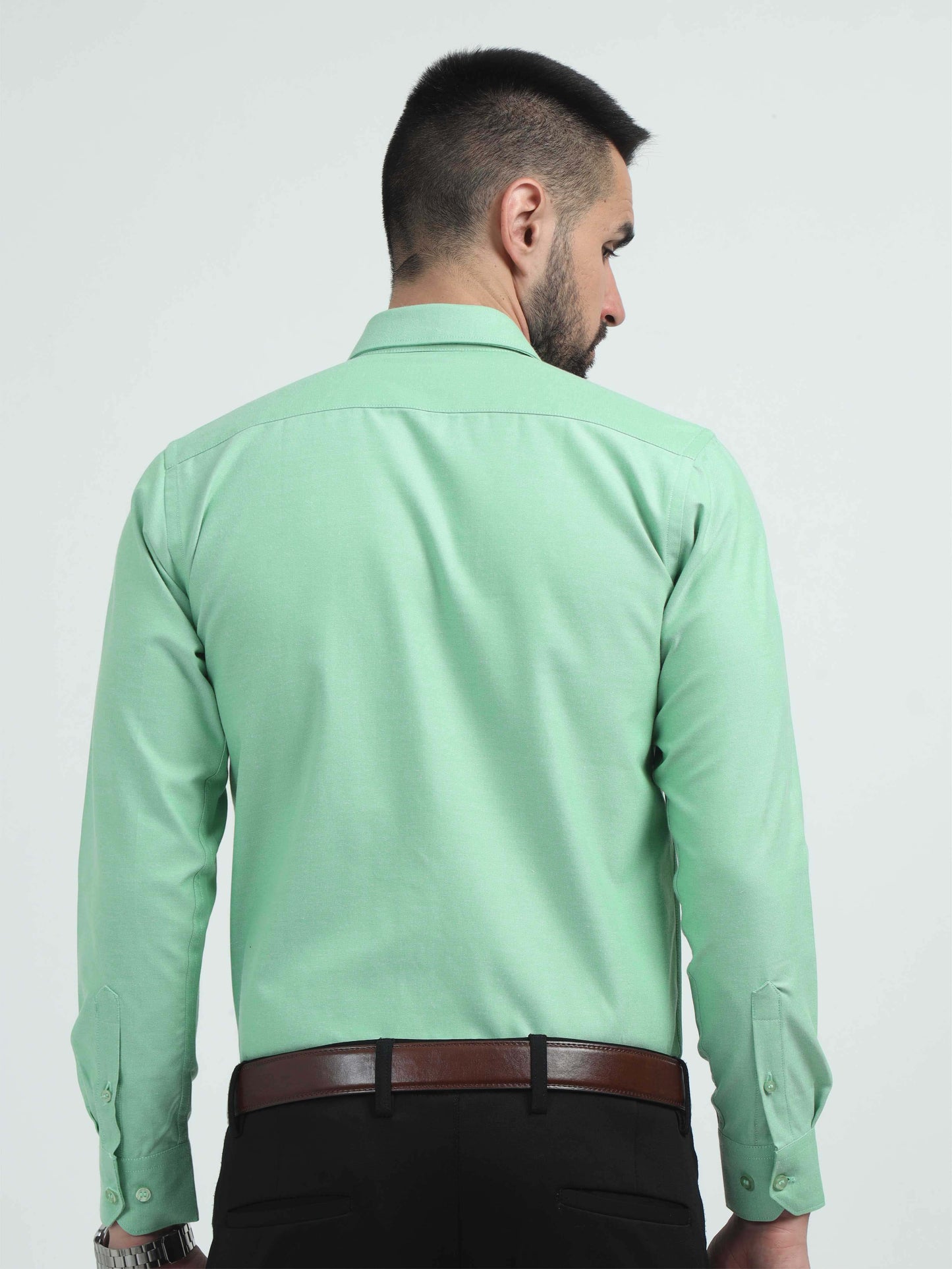 Pista Green Premium Oxford Office Formals