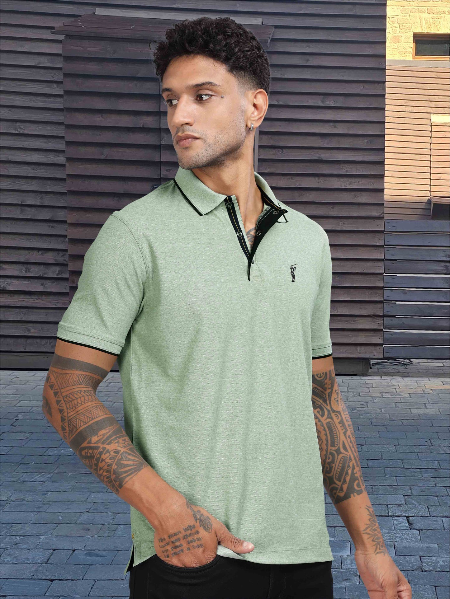 Ocean Milange Tipping Polo Shirt