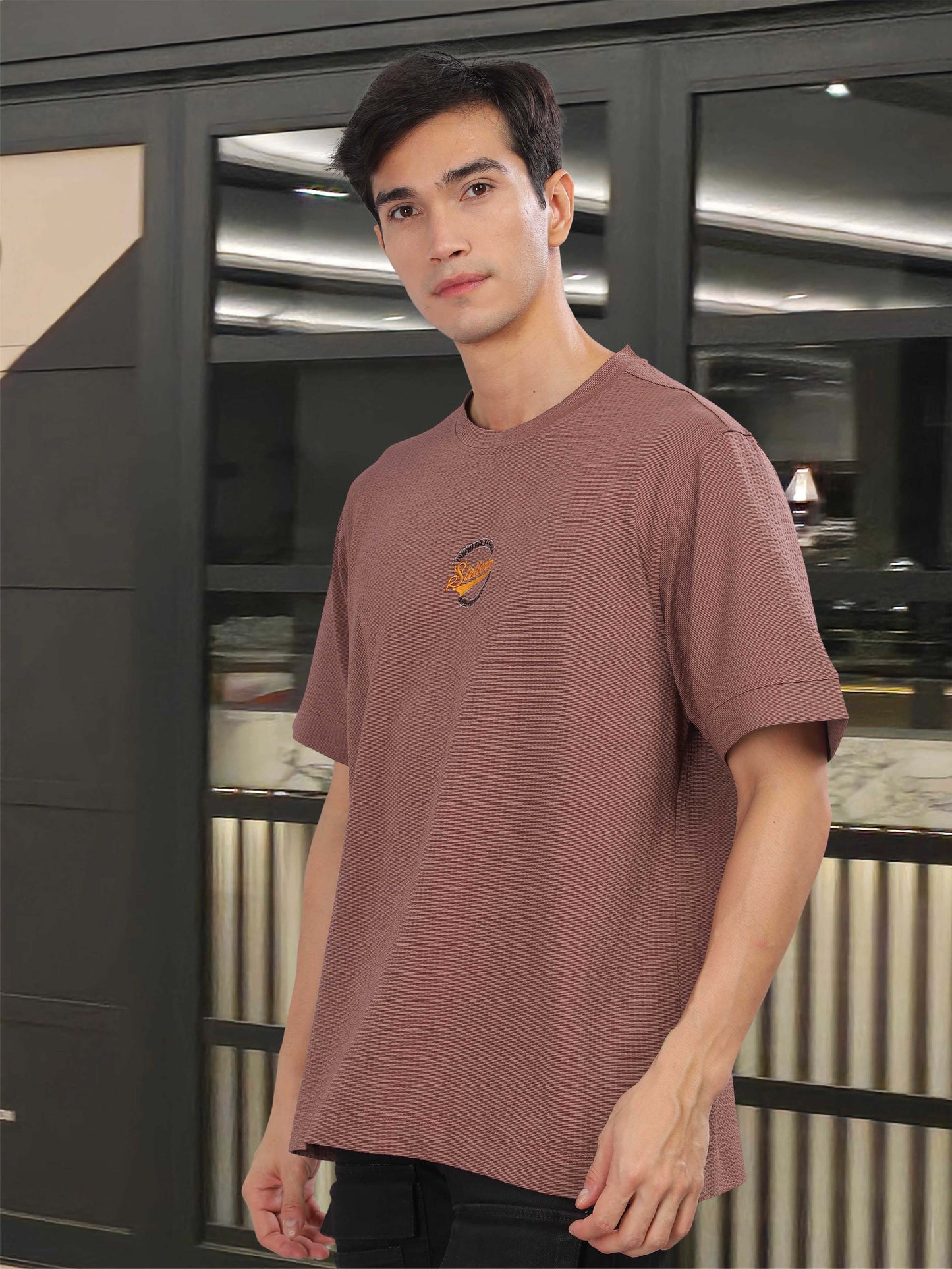 Mauve Men's Oversize T-Shirt