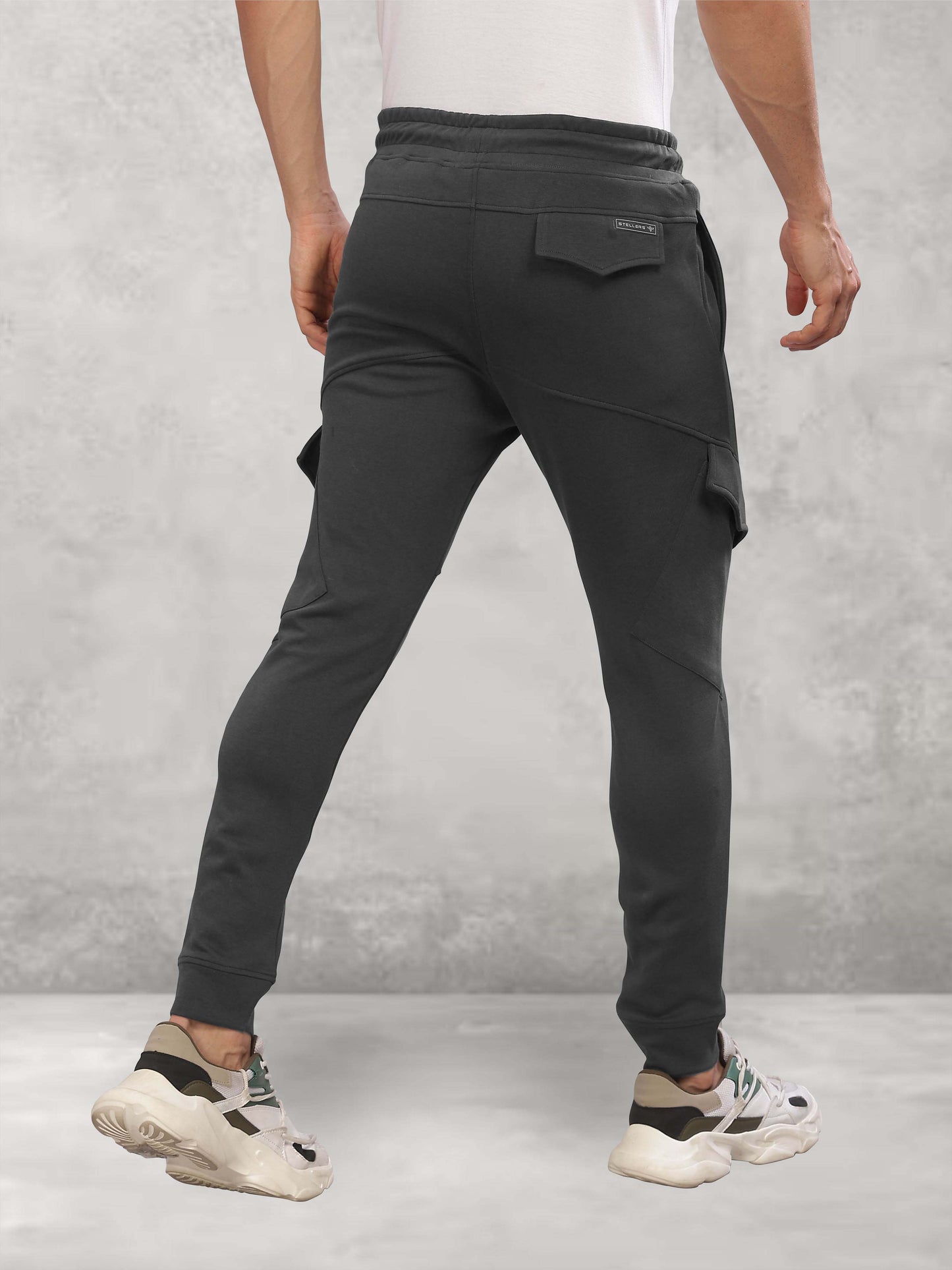 New Dark Grey Men's Track Pant