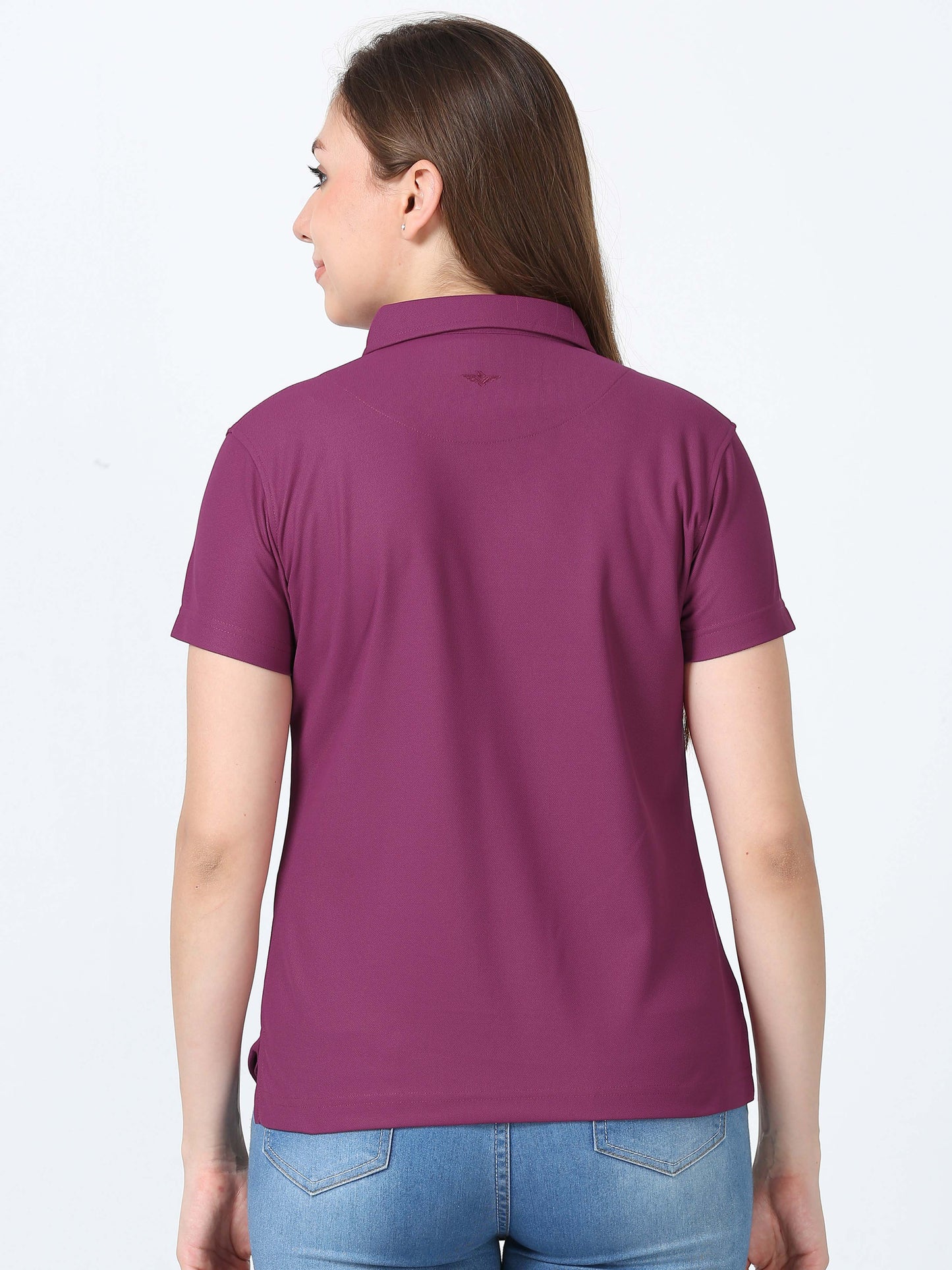 Magenta Women's Premium Golf Polo T-Shirt