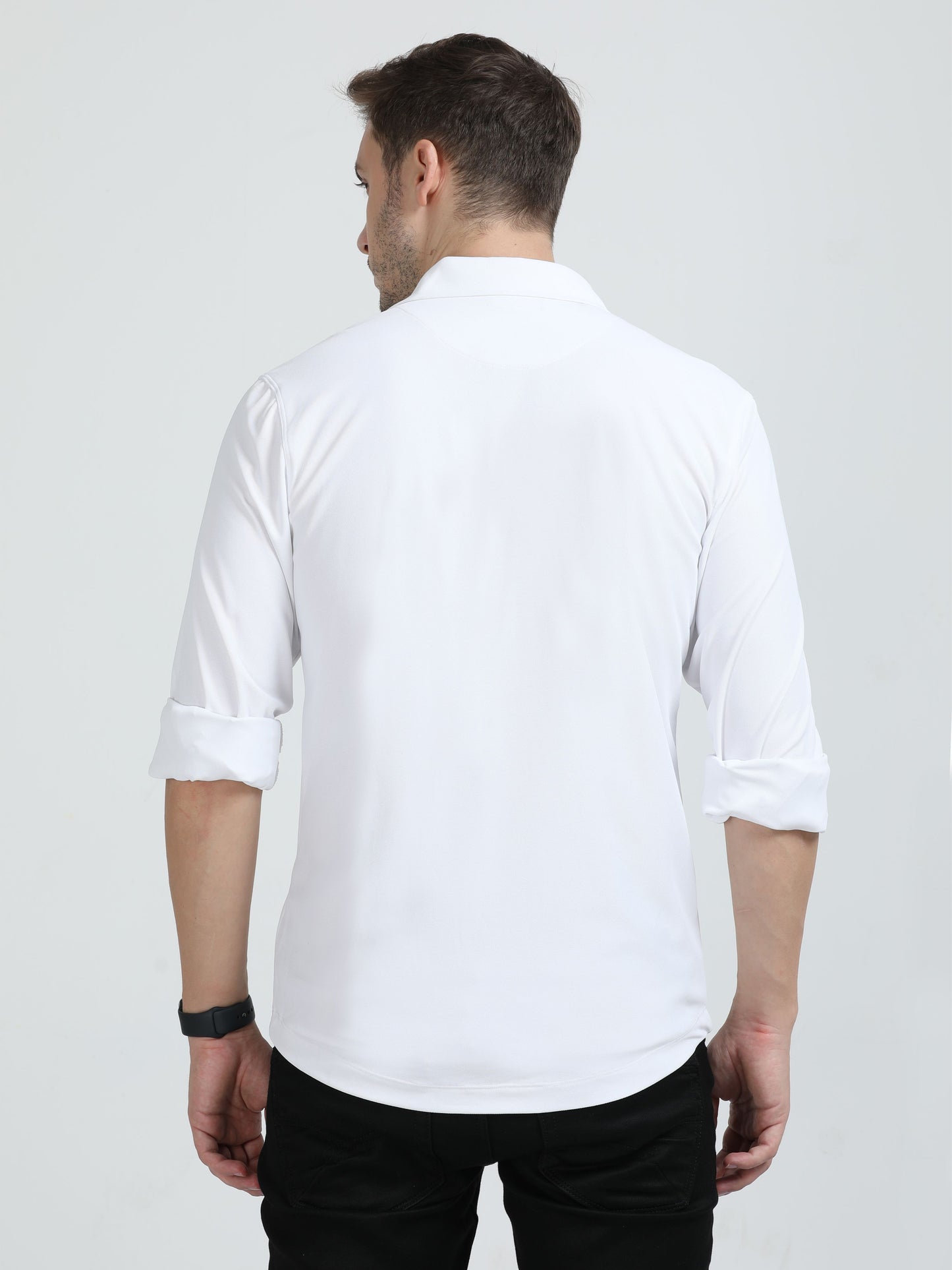 Stellers Men's Regular Fit Shirt | Fea-Shirts-White