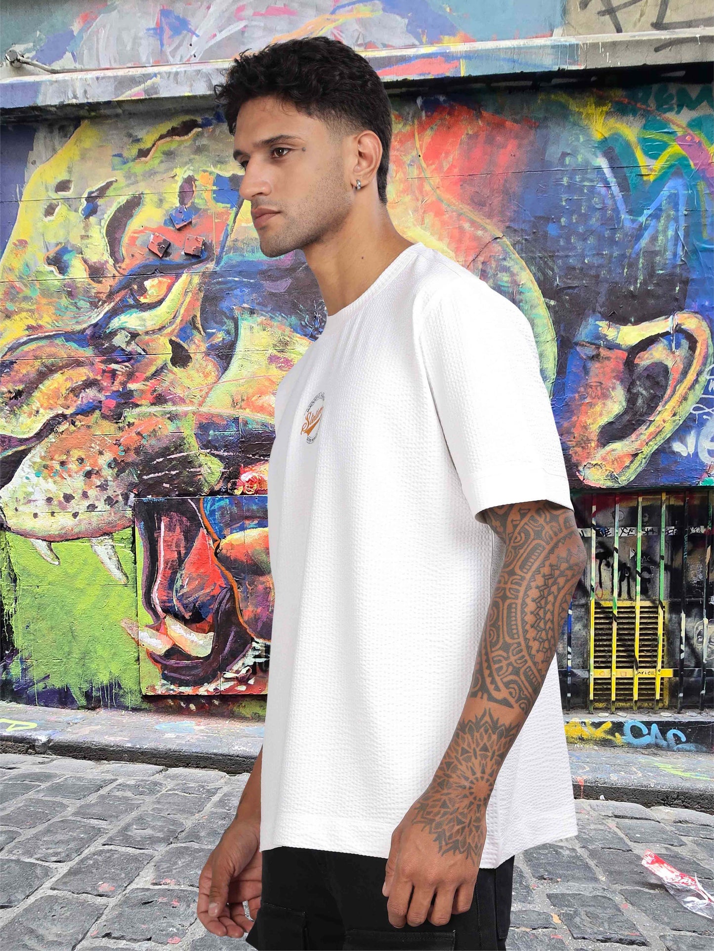 White Men's Oversize T-Shirt