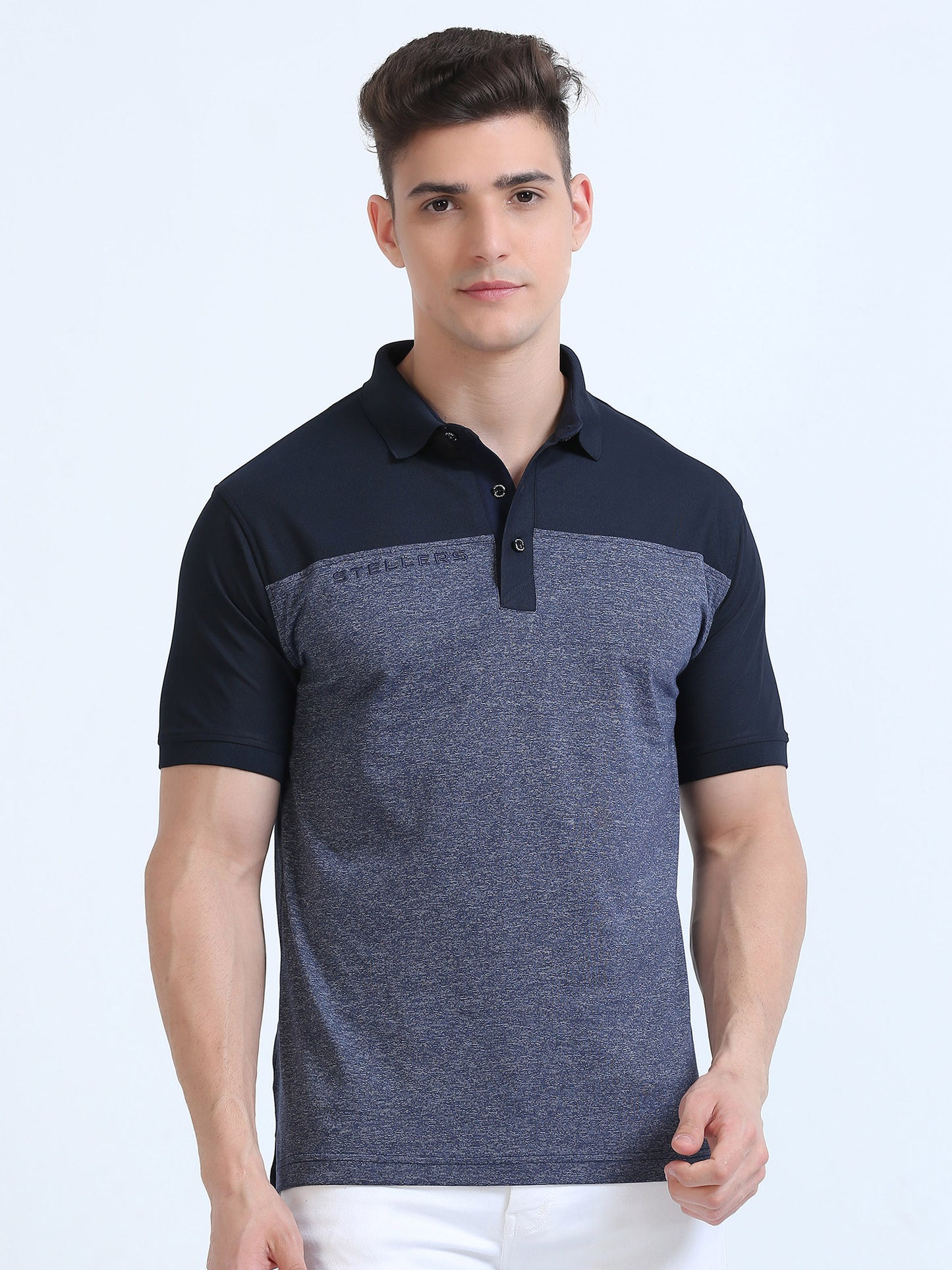 Navy blue T-Cross Polo T-Shirt