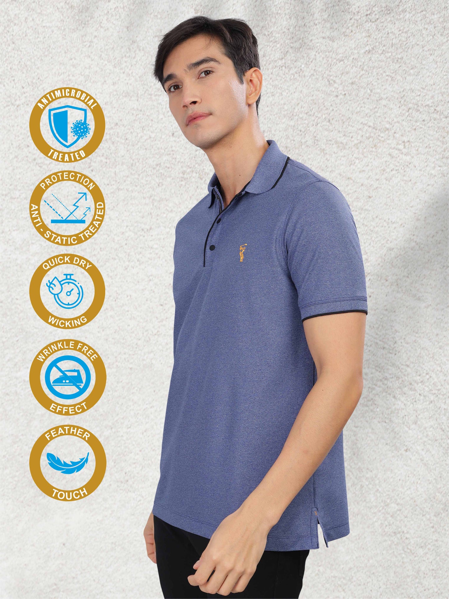 Dutch Blue Tipping Polo Shirt