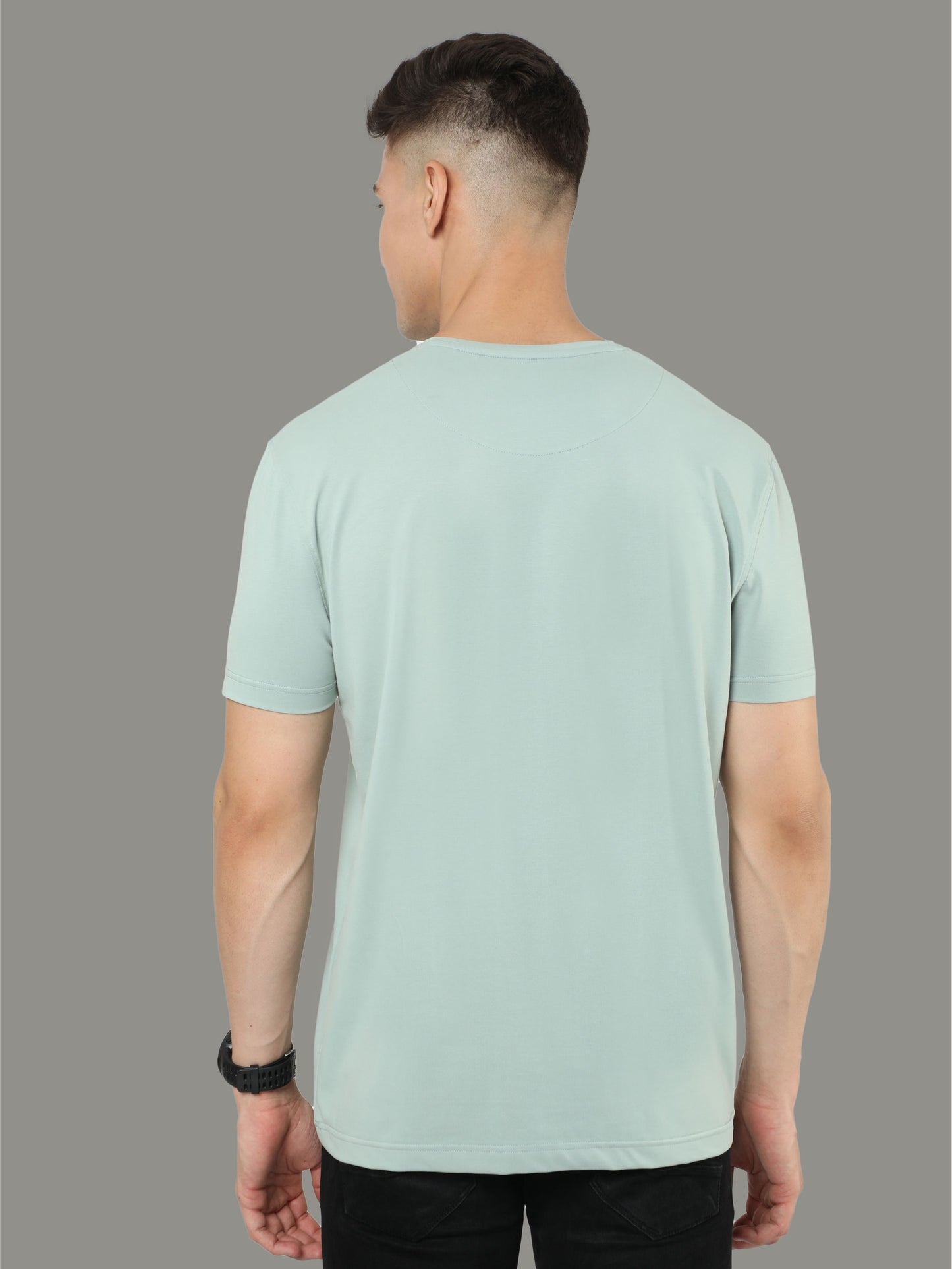 Ocean green Crew Neck T-Shirts Warrior