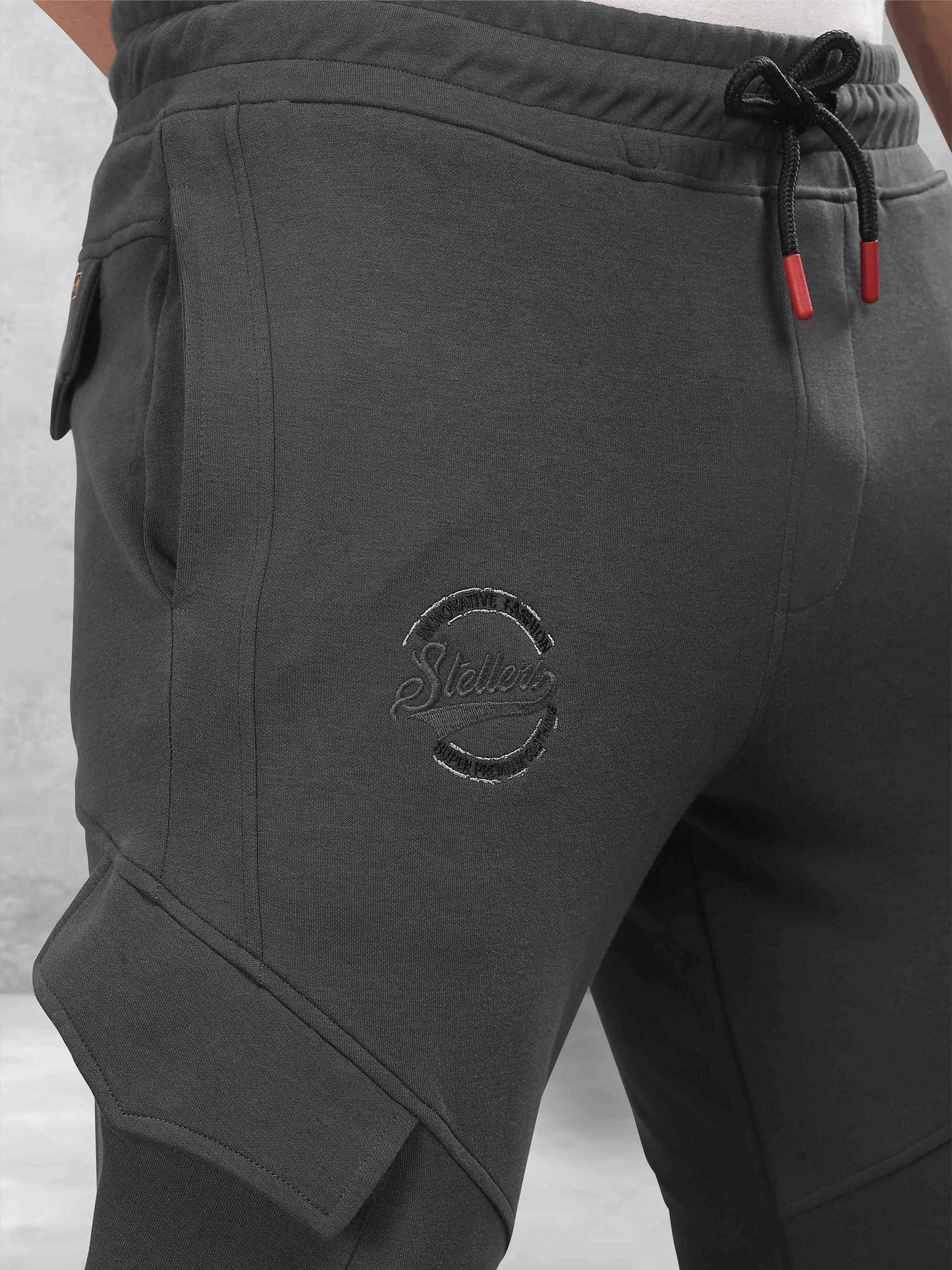 New Dark Grey Men's Track Pant