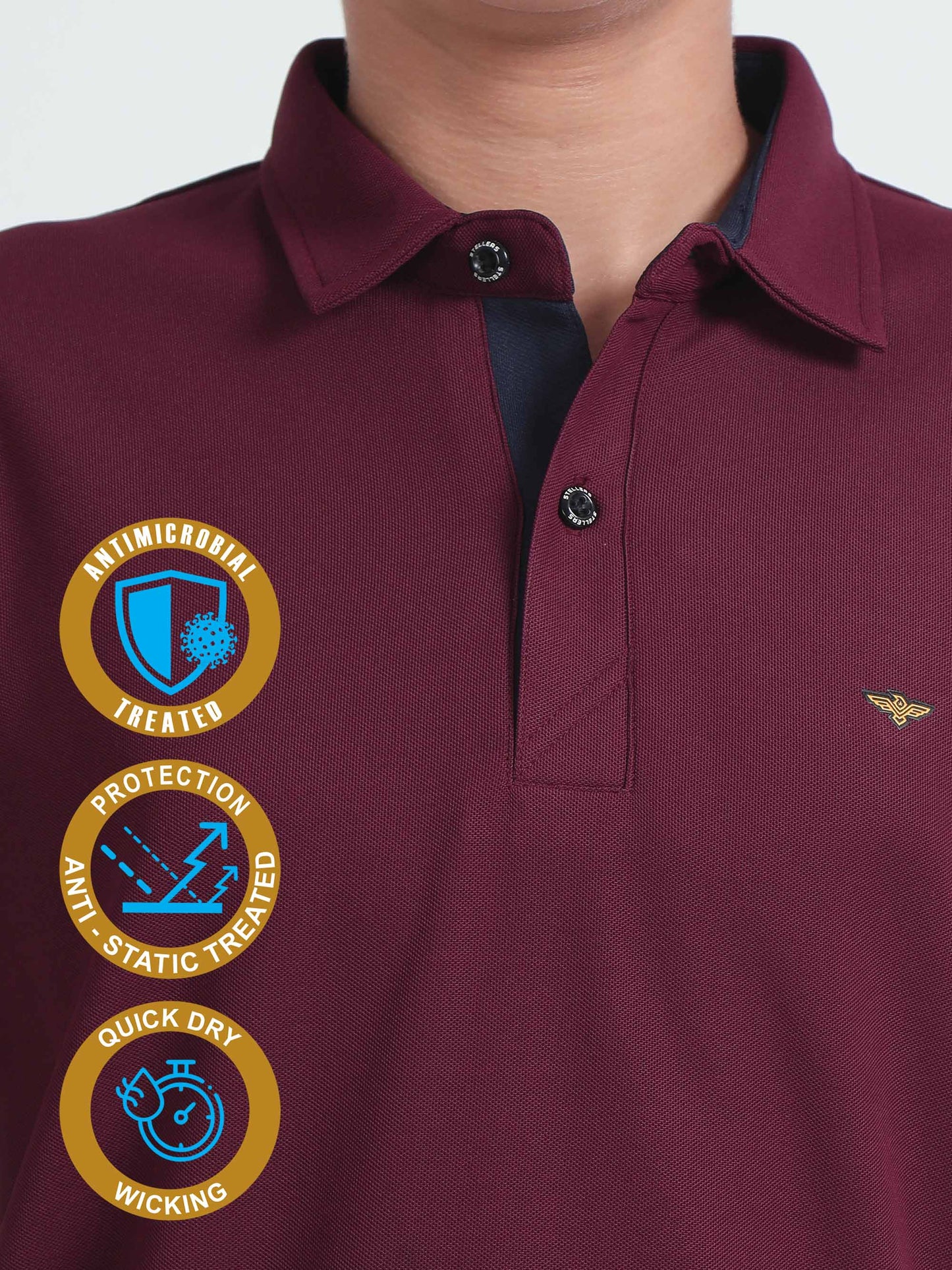 Wine Premium Polo T-Shirts