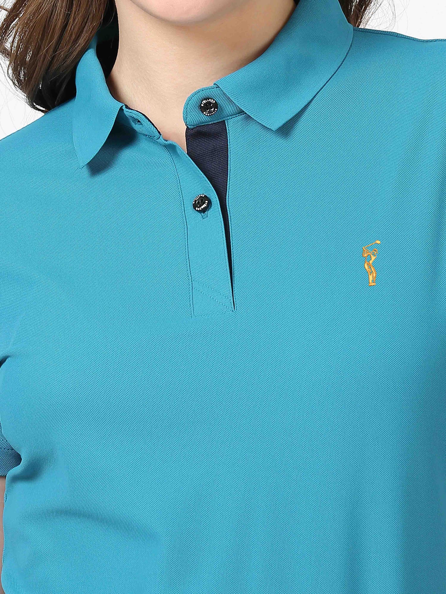 Jade Green Women's Premium Golf Polo T-Shirt