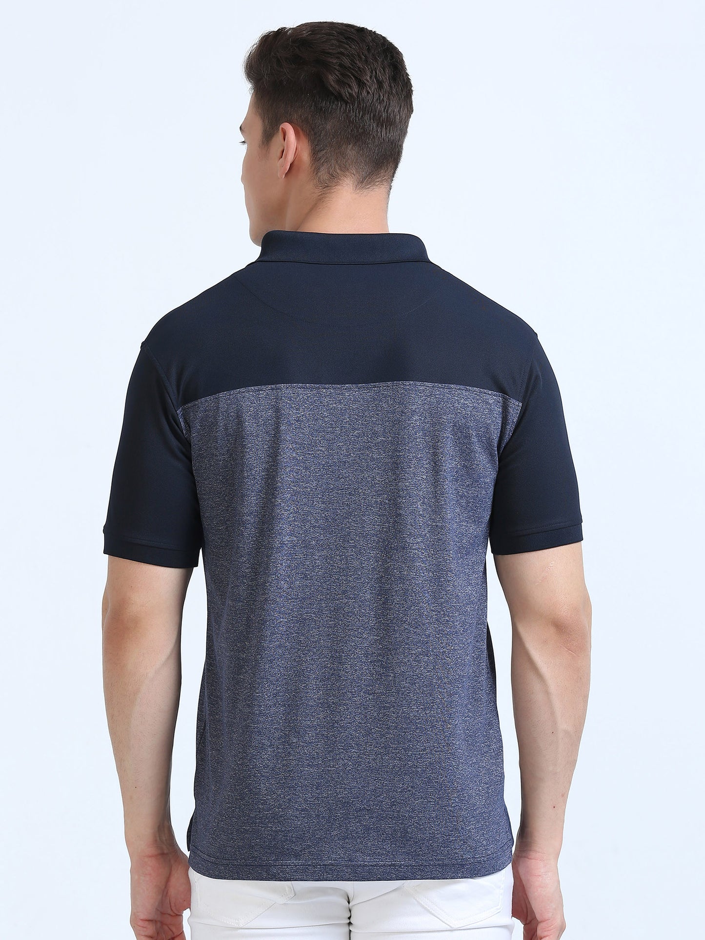 Navy blue T-Cross Polo T-Shirt