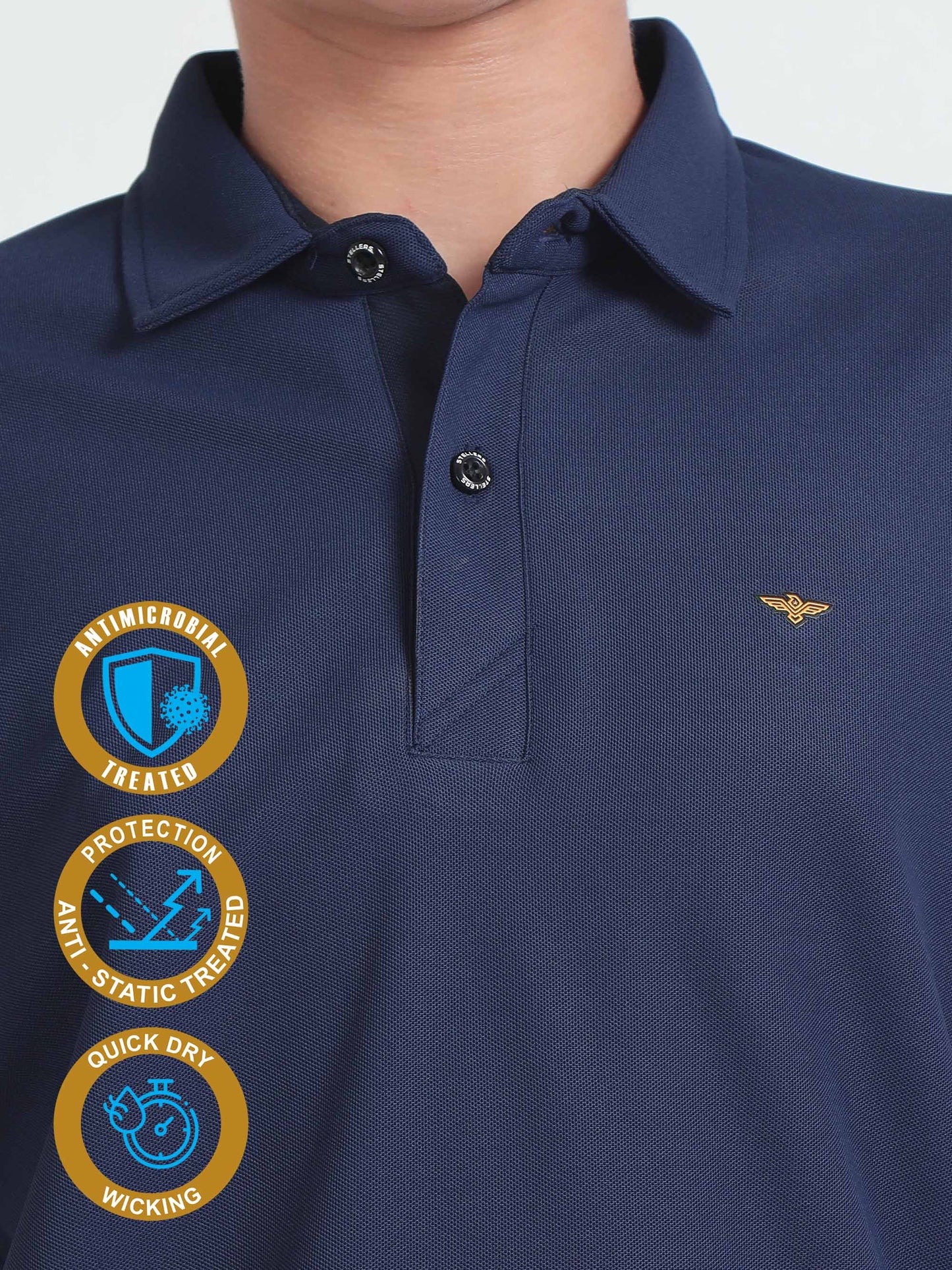 Navy Blue Premium Polo T-Shirts