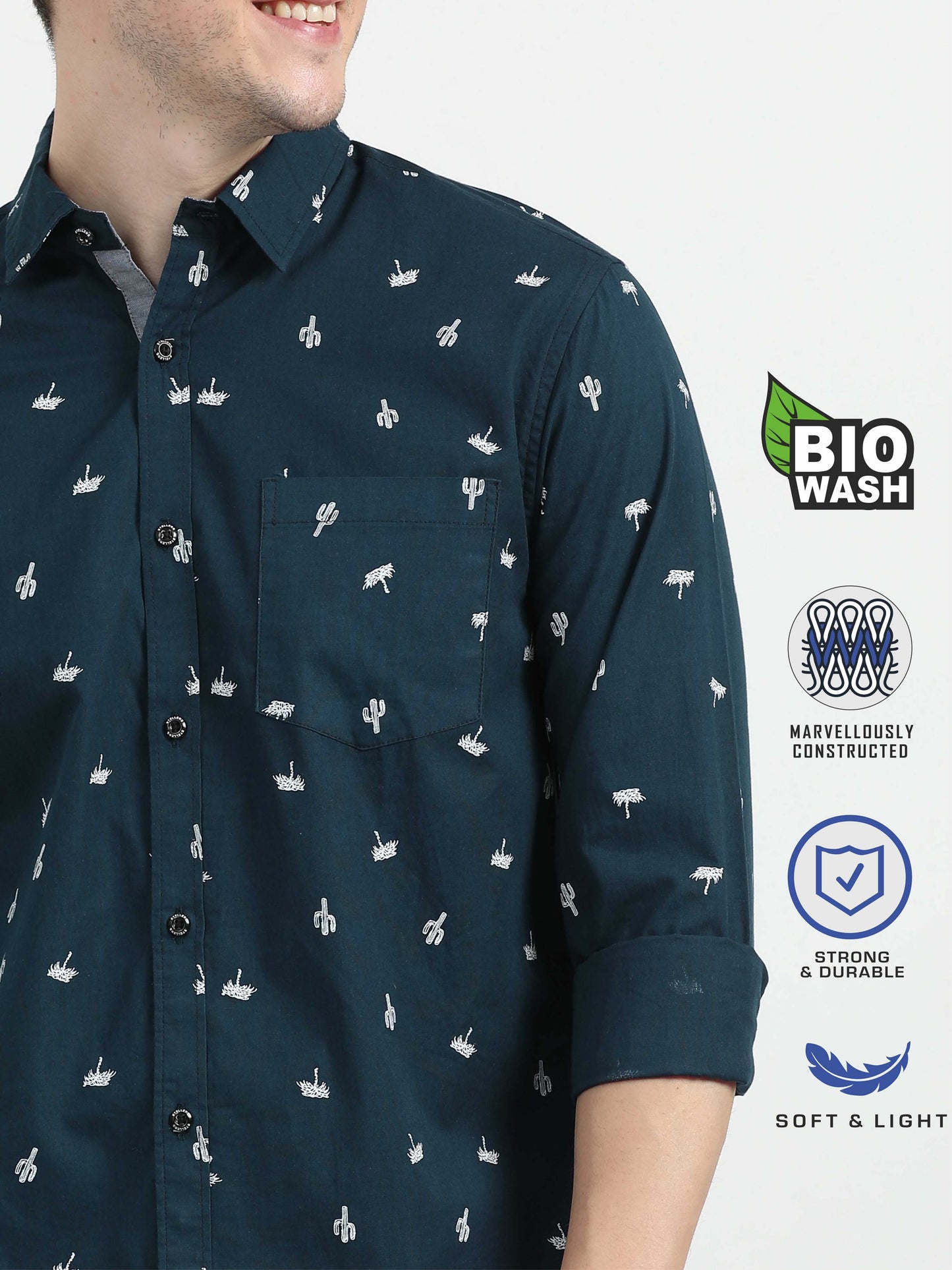 Dark Navy Premium Casual Shirt