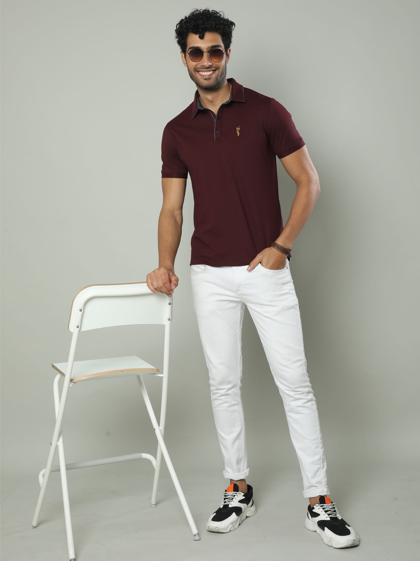 Wine Premium Polo T-Shirt - SoftBerry PQ