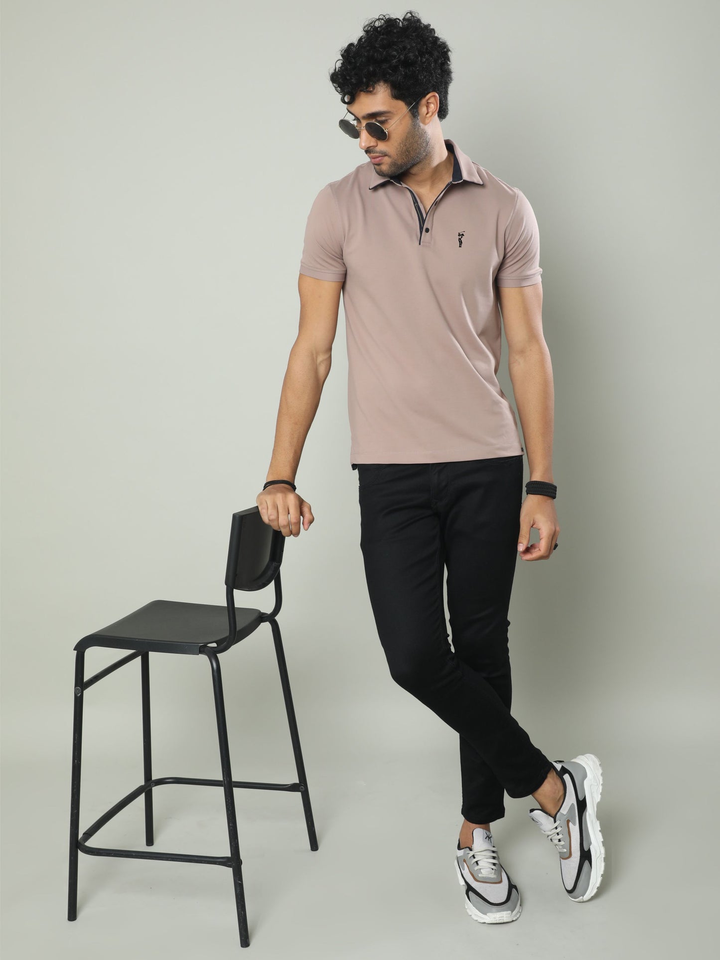 Shadow Grey Premium Polo T-Shirt - SoftBerry PQ