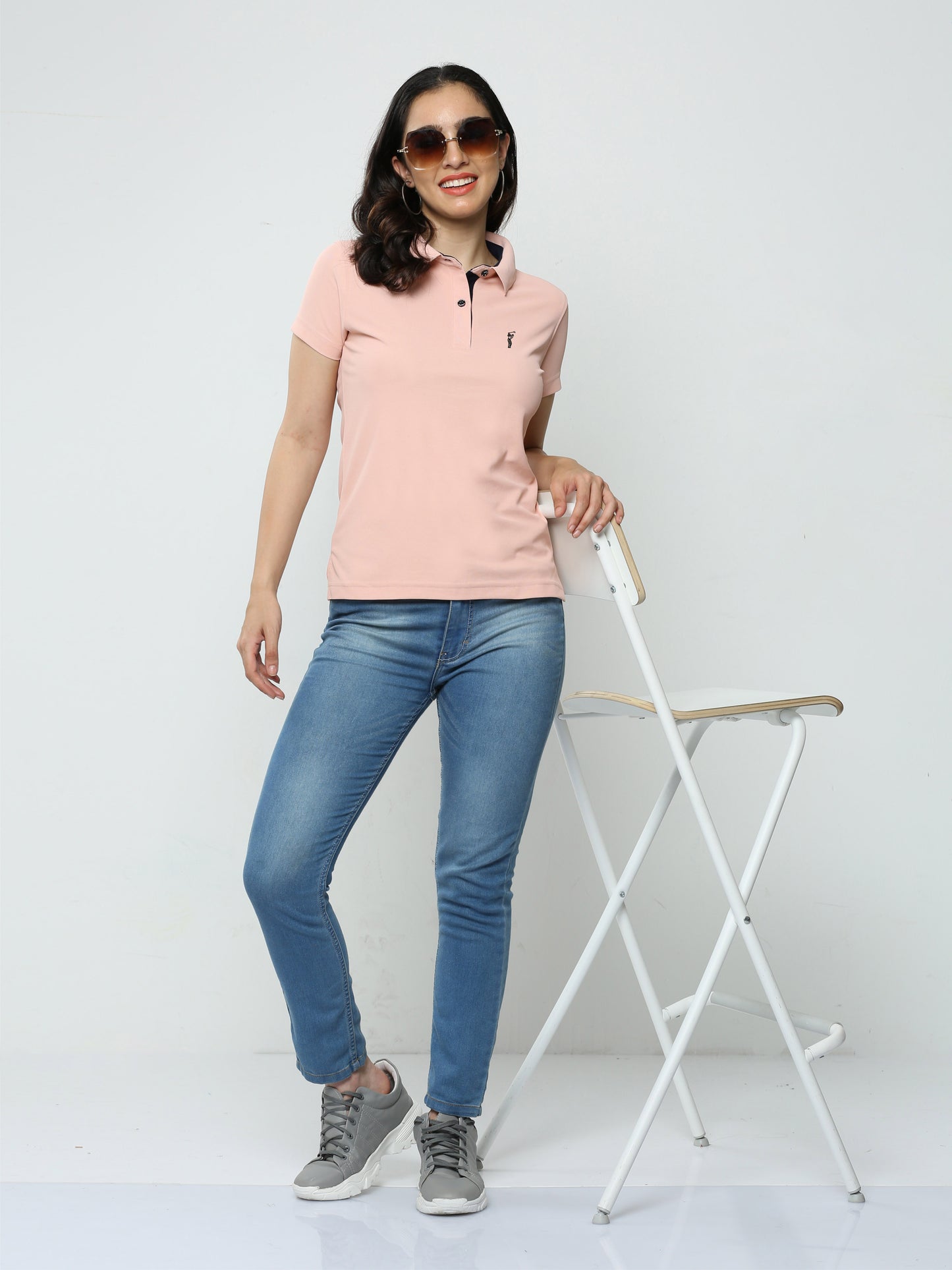 Rose Dust Women's Premium Golf Polo T-Shirt