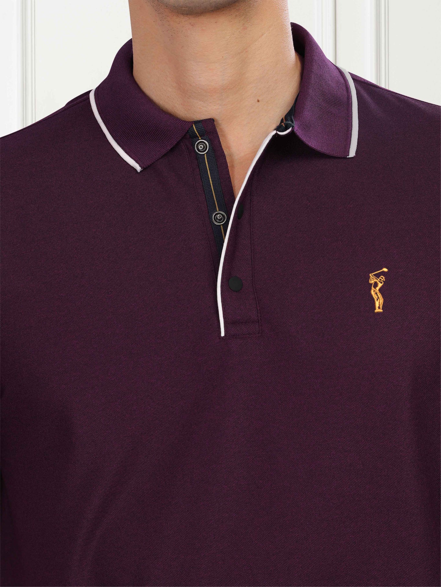 Raspberry Tipping Polo Shirt