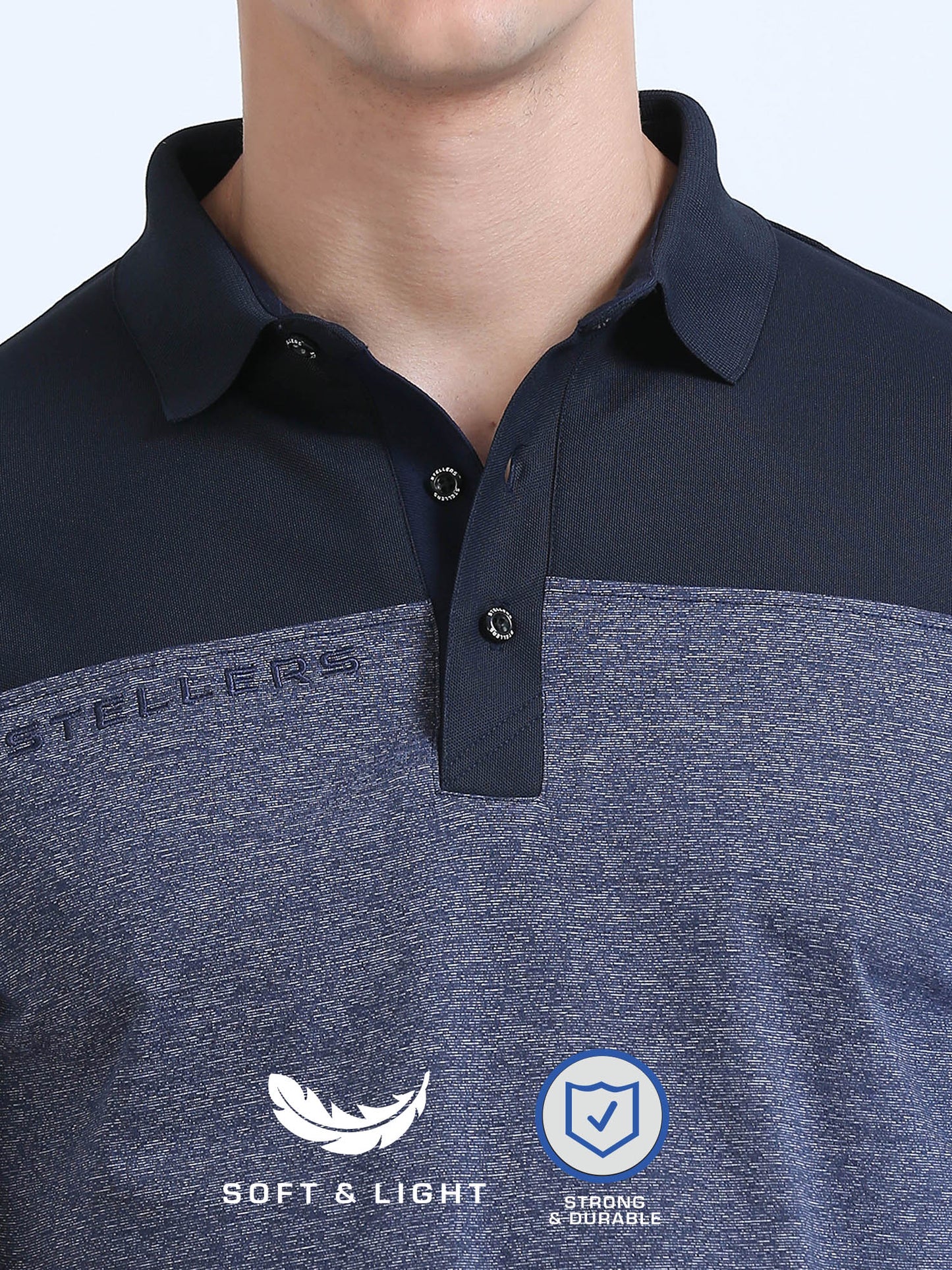 Navy blue T-Cross Polo T-Shirt