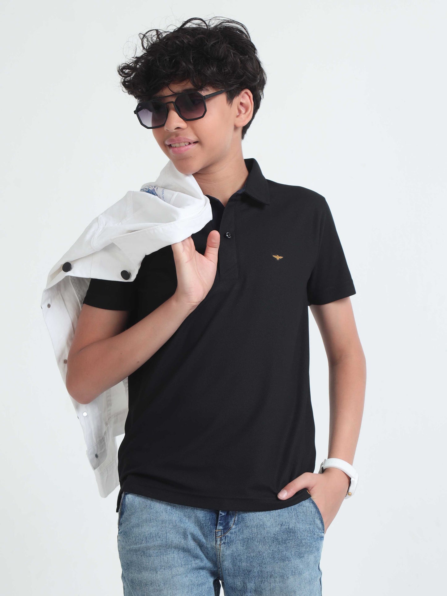 Black Premium Polo T-Shirts