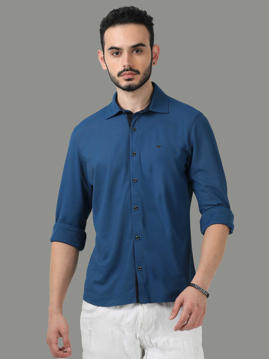 Teal Blue Premium Nano-Dry Shirt