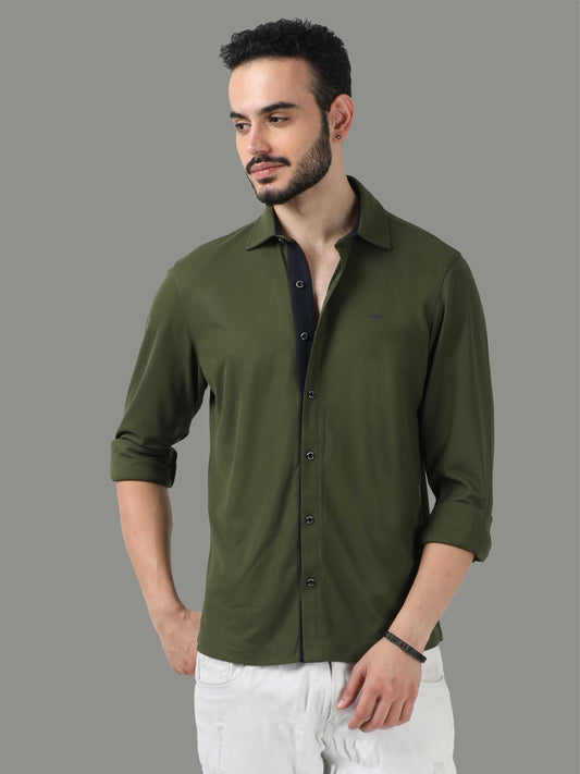 Olive Green Premium Nano-Dry Shirts