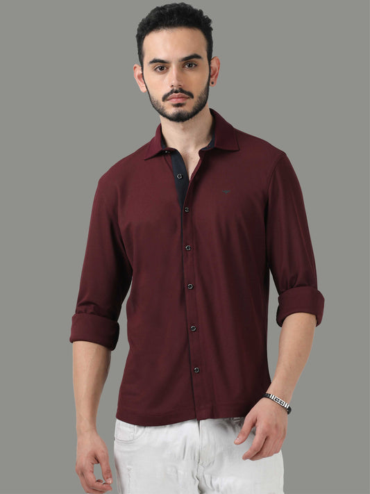 Wine  Premium Nano-Dry Shirt